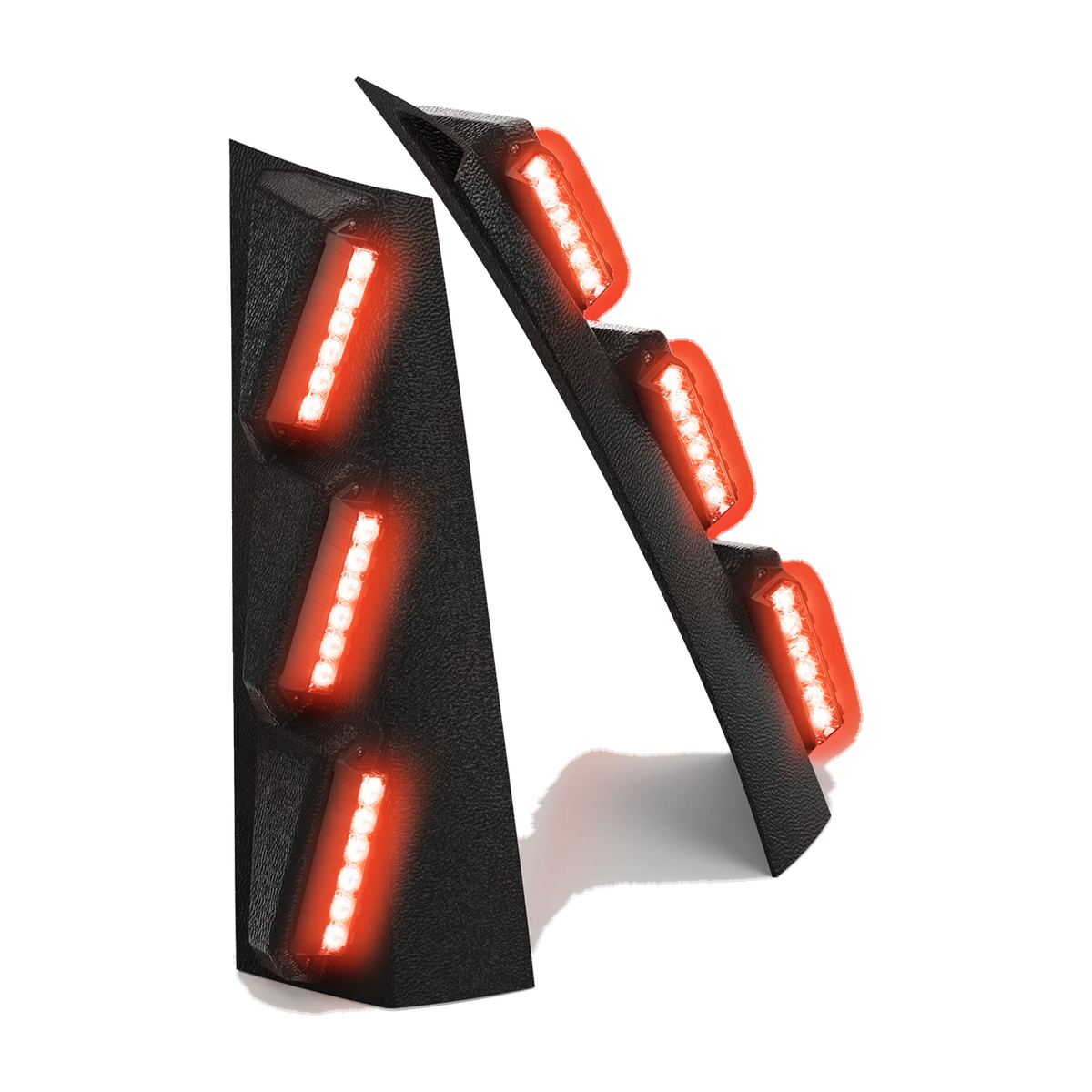 Feniex Fusion Pillar lit red