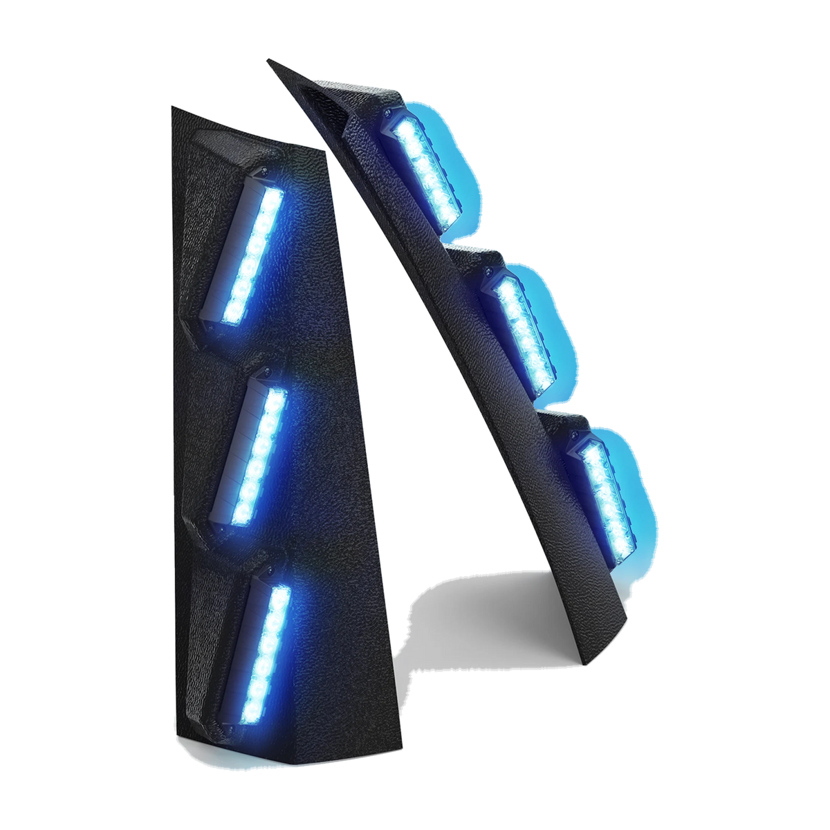 Feniex Fusion Pillar lit blue