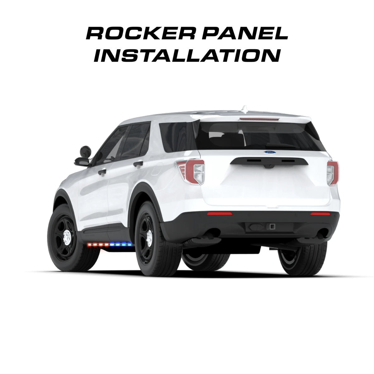 Feniex Fusion Rocker rocker panel installation, rear
