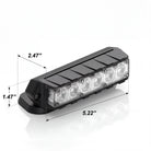 Feniex Fusion 90° Rotating Mount dimensions