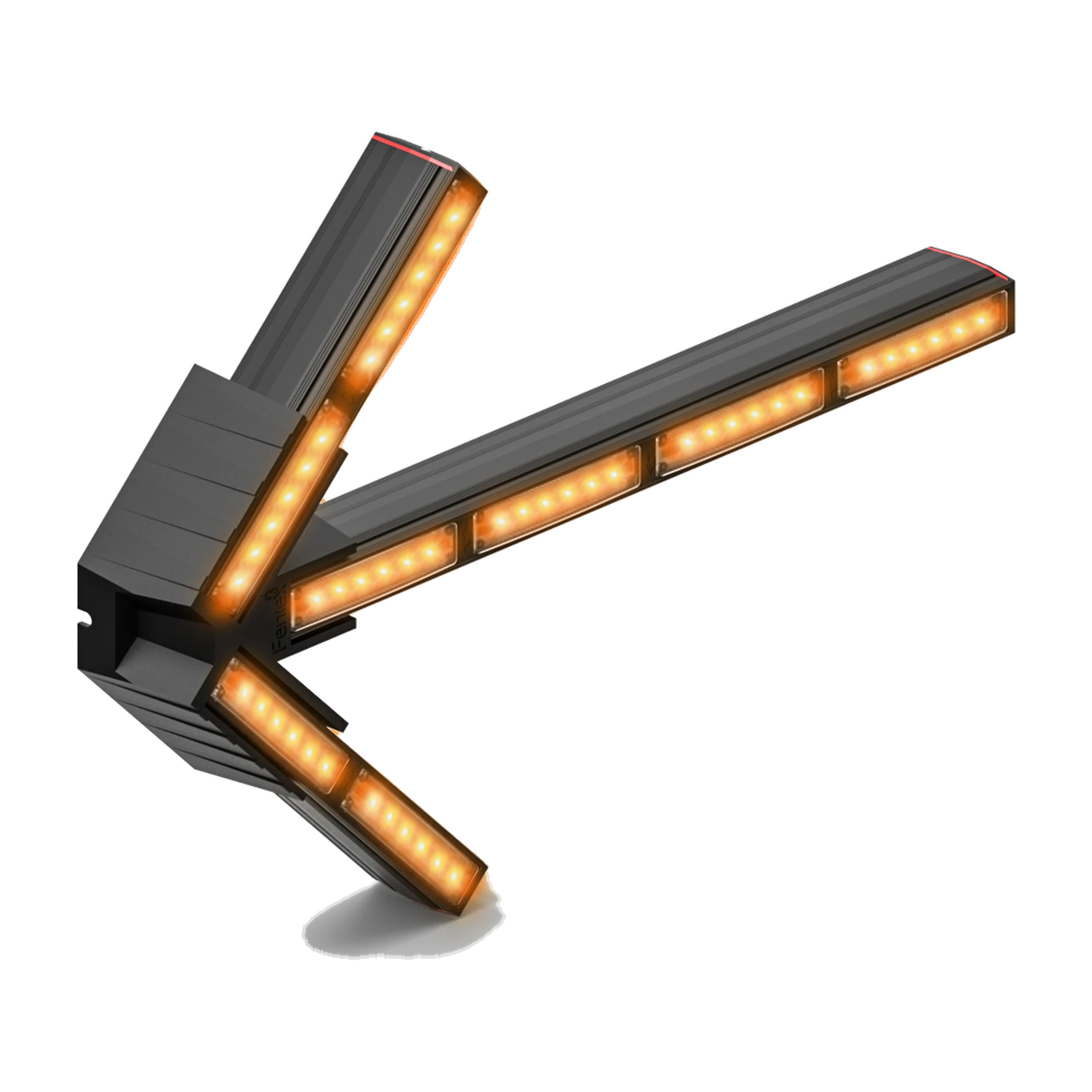 Feniex Fusion Split Arrow lit amber