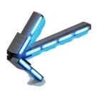 Feniex Fusion Split Arrow lit blue