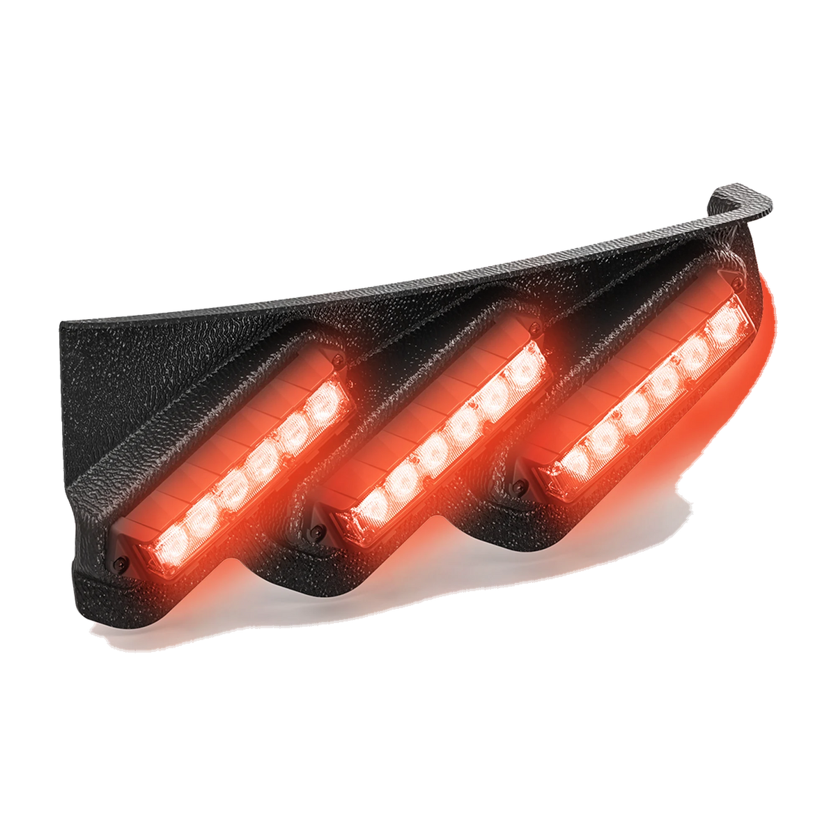 Feniex Fusion Spoiler lit red