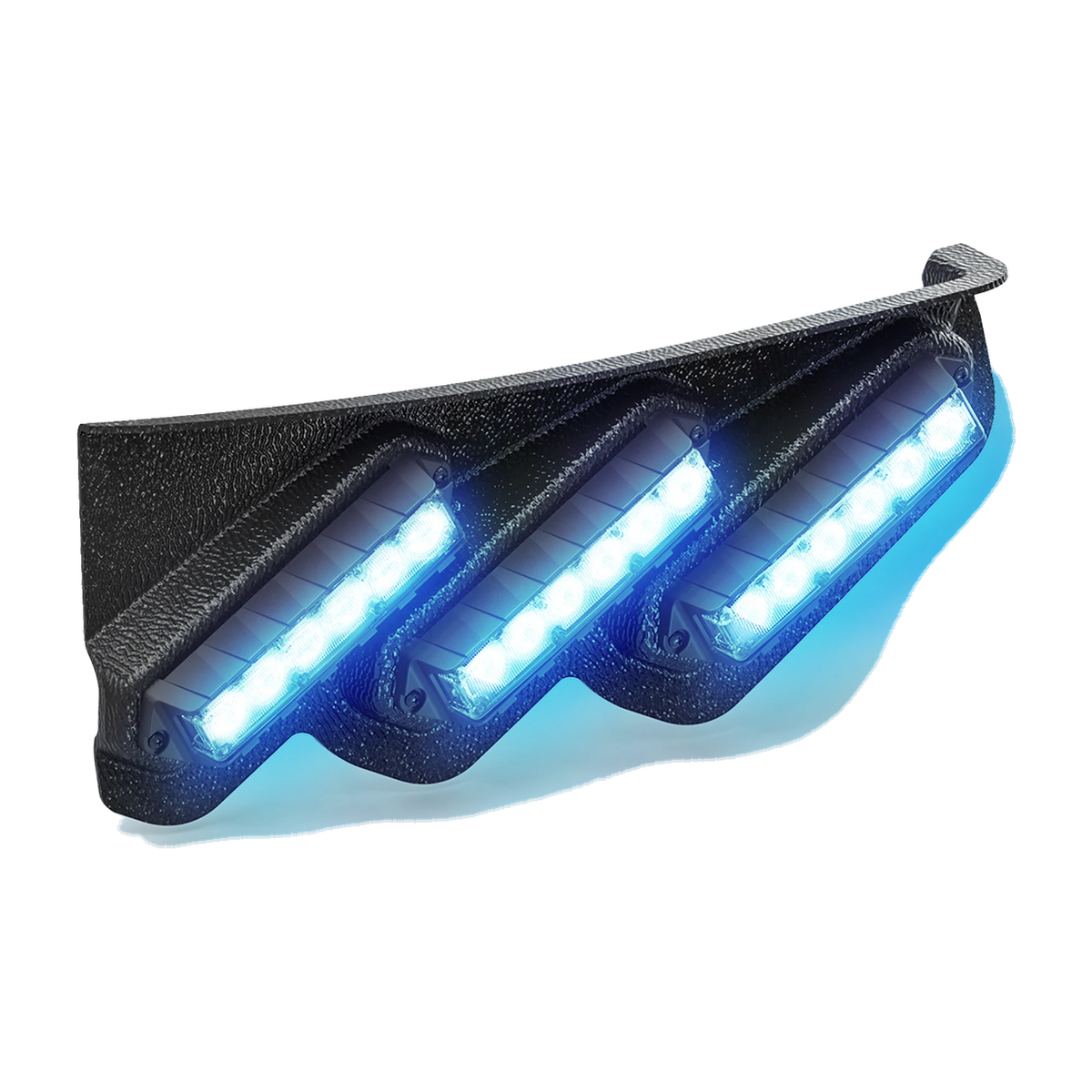 Feniex Fusion Spoiler lit blue