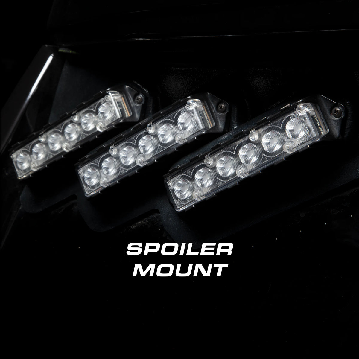 Feniex Fusion Spoiler spoiler mount close-up