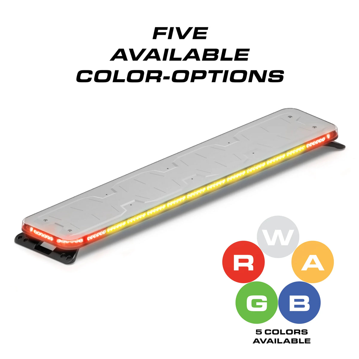 Feniex Fusion 60" lightbar five color options