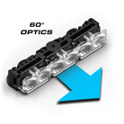 Feniex Fusion lightbar 60-degree optics
