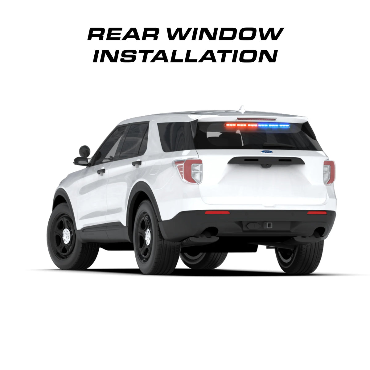 Feniex Fusion lightstick rear window installation