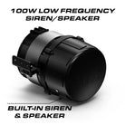 Feniex Hammer Low Frequency Siren Speaker 100W low frequency siren/speaker with built-in siren
