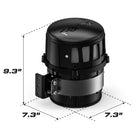 Feniex Hammer Low Frequency Siren Speaker equipment dimensions