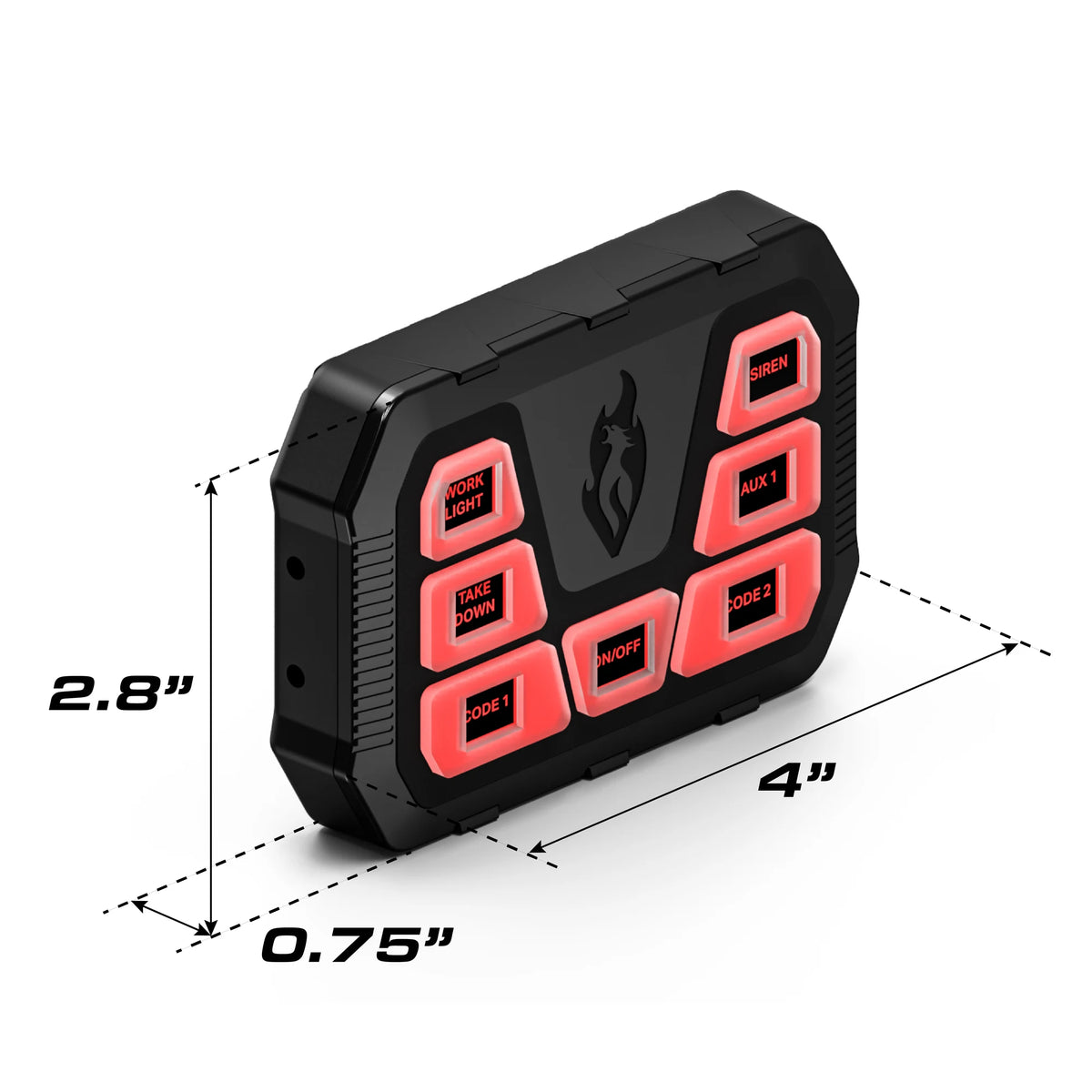 Feniex 4200 Mini Controller equipment dimensions