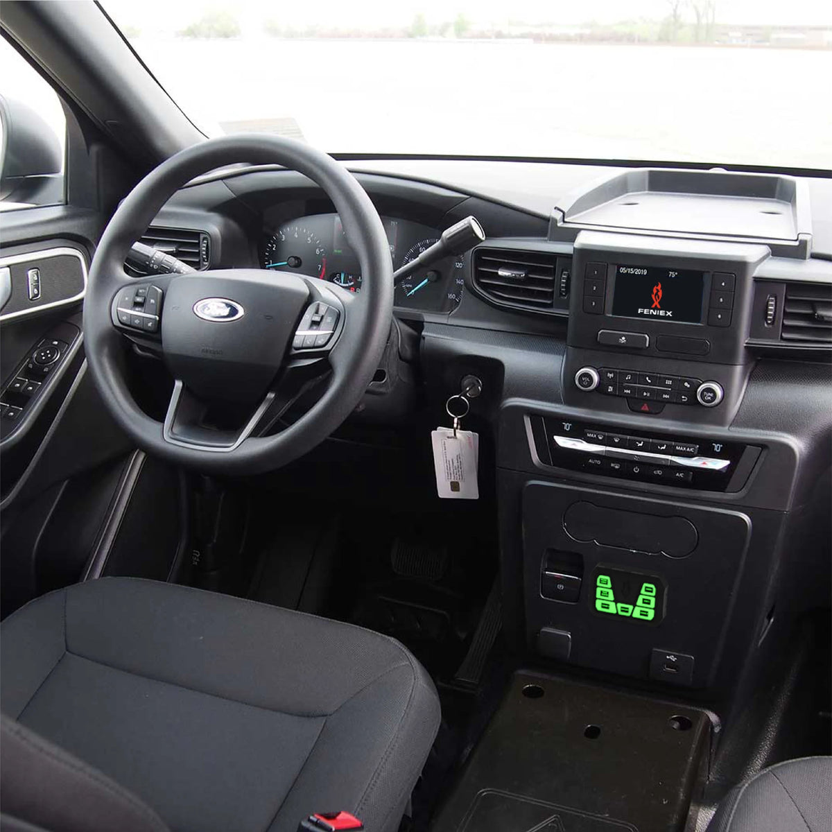 Feniex 4200 Mini Controller installed in vehicle