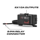 Feniex 4200 Mini High Current Controller relay with 6x10A outputs and 8-pin relay connector