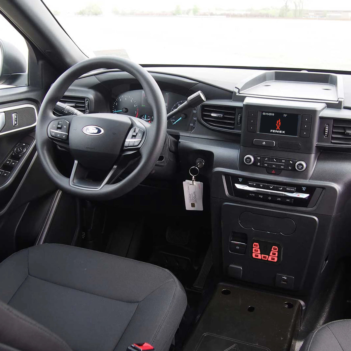 Feniex 4200 Mini High Current Controller installed in vehicle