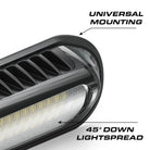Feniex Perimeter Flood Light universal mounting, 45 degree down lightspread