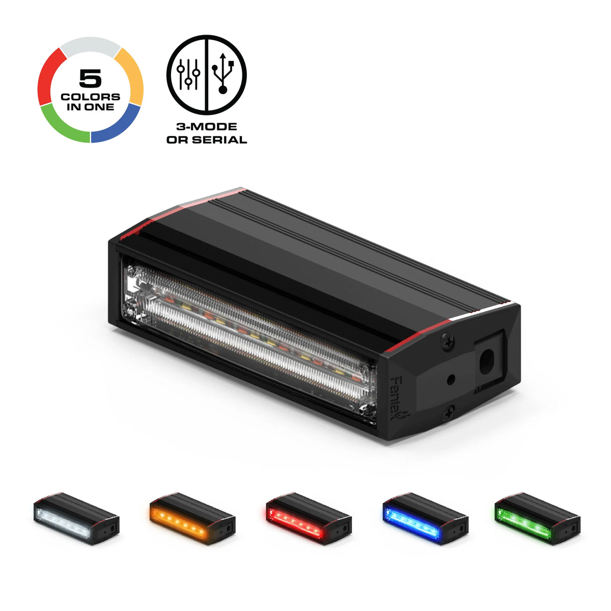 Feniex Q 100 Stick 5 colors in one