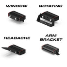 Feniex Q 100 Stick mounting: window, rotating, headache, arm bracket