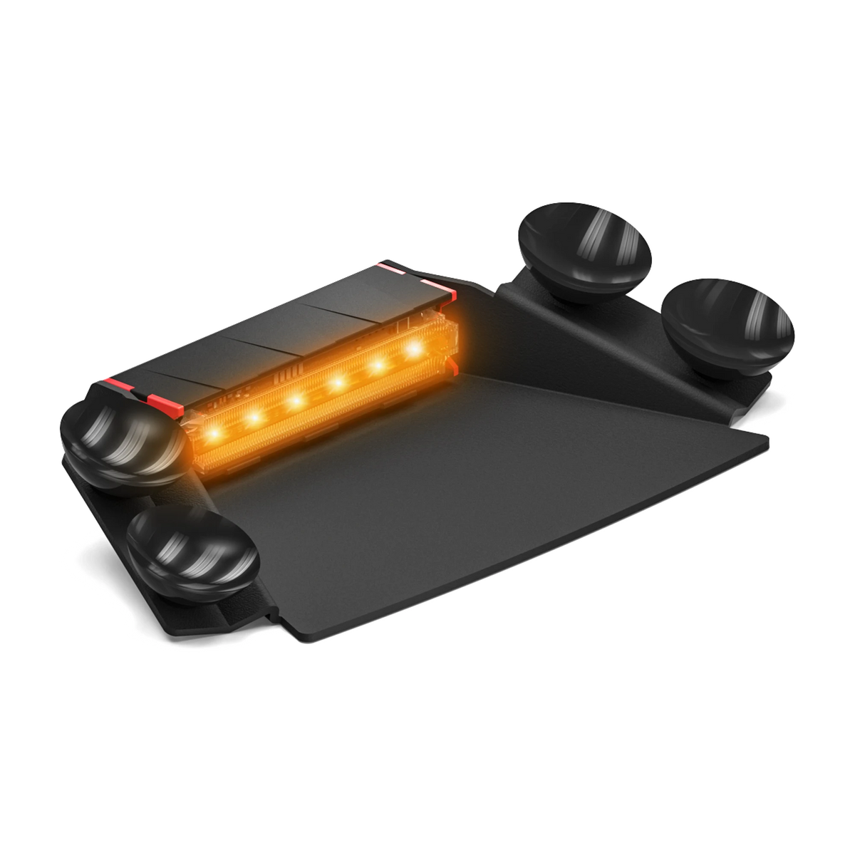 Feniex Q 1X Dash lit amber