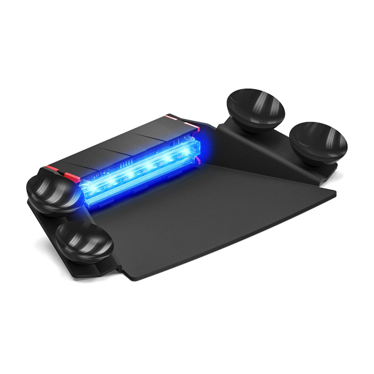 Feniex Q 1X Dash lit blue