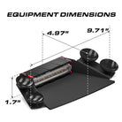 Feniex Q 1X Dash dimensions: 9.71 x 4.97 x 1.7 inches