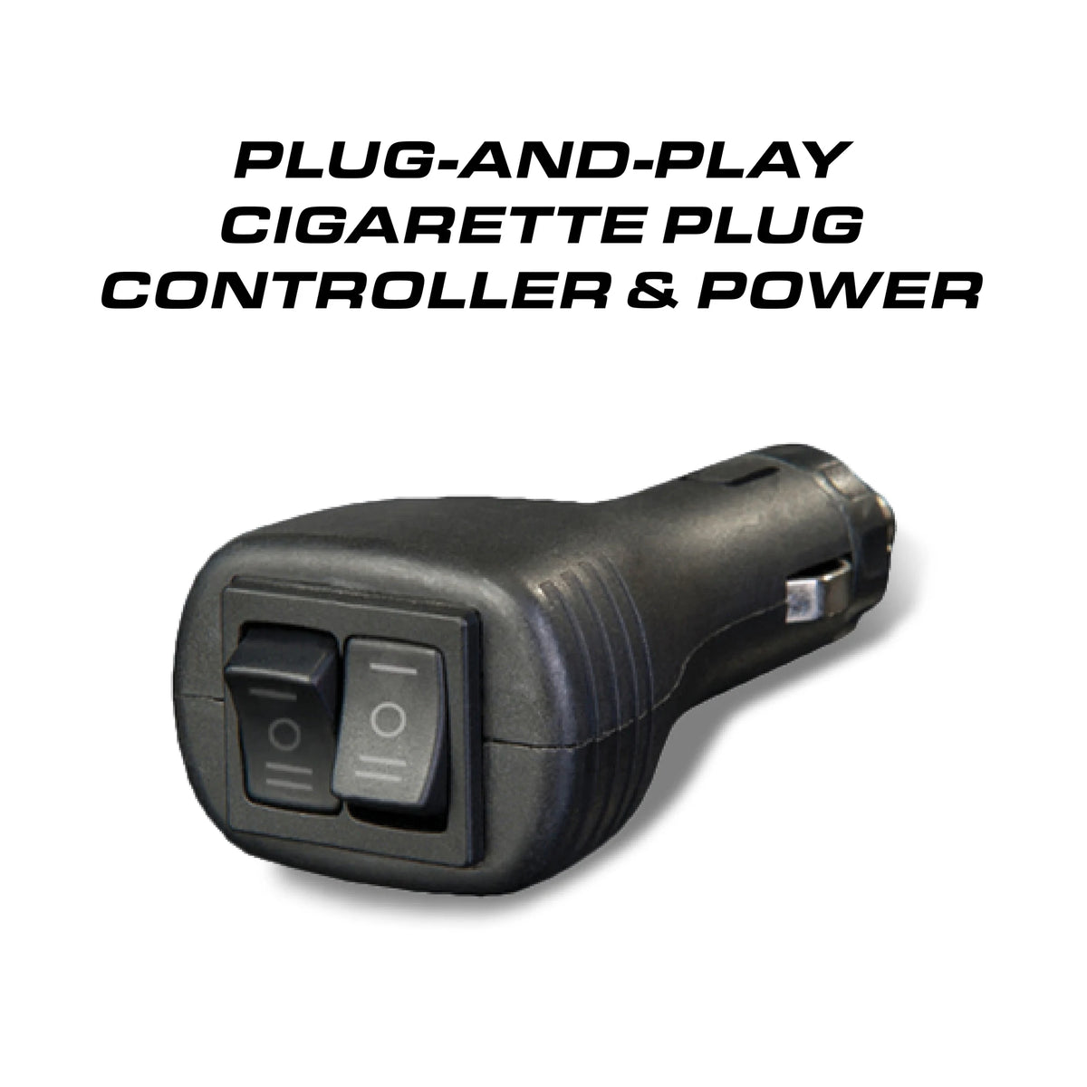 Feniex Q 1X Dash plug-and-play cigarette plug controller and power
