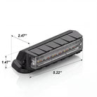 Feniex Q 90° Rotating Mount dimensions: 5.22 x 2.47 x 1.47 inches