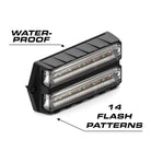 Feniex Q Surface Mount Double 14 flash patterns, waterproof