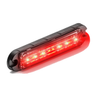 Feniex Q Flat Surface Mount lit red