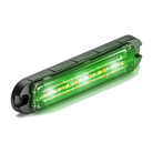 Feniex Q Flat Surface Mount lit green
