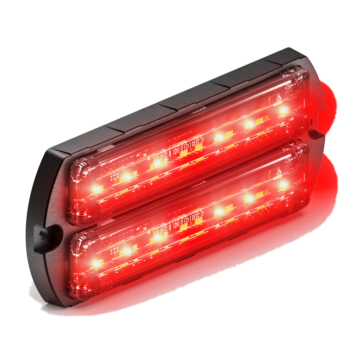 Feniex Q Flat-Dual Surface Mount lit red