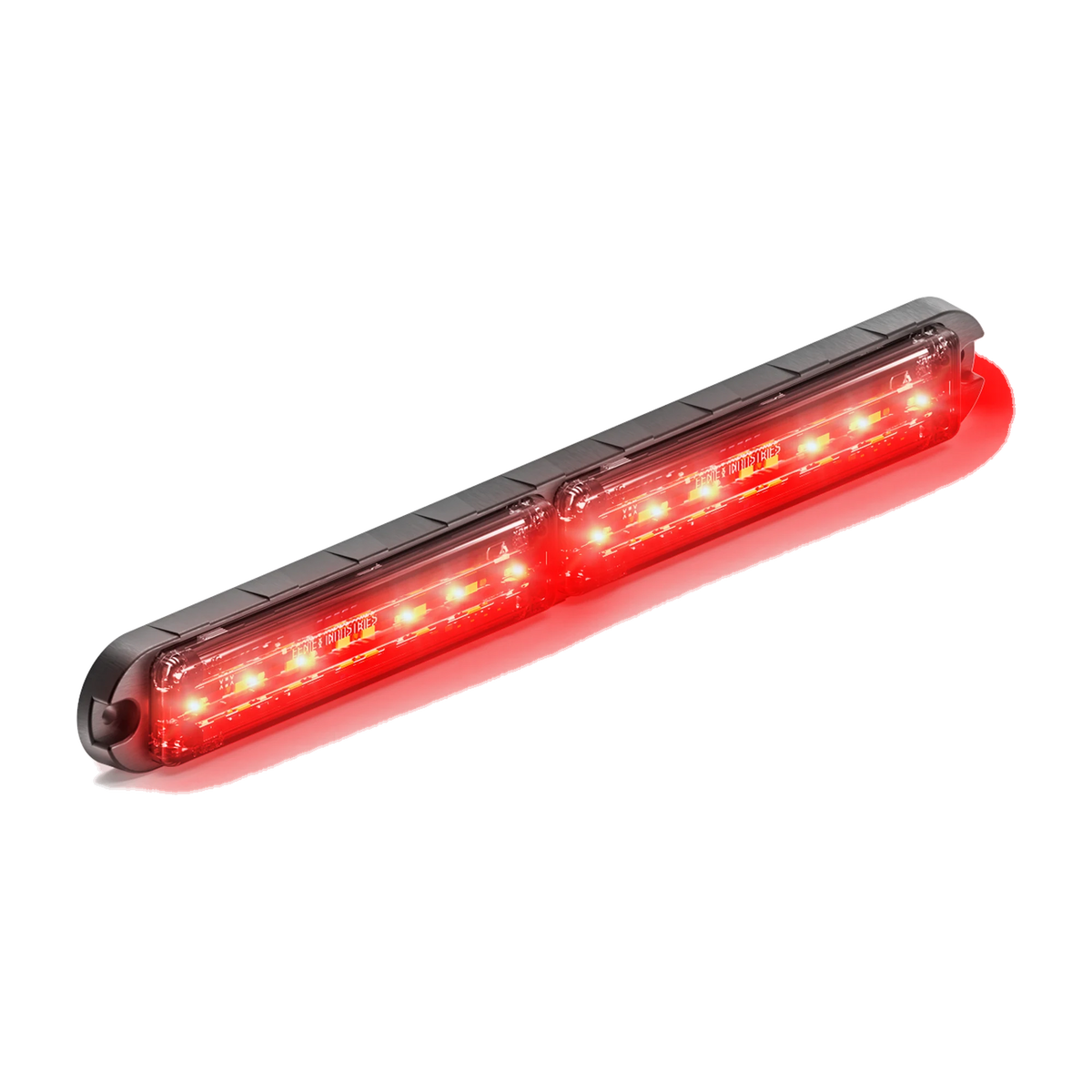 Feniex Q Flat-Wide Surface Mount lit red