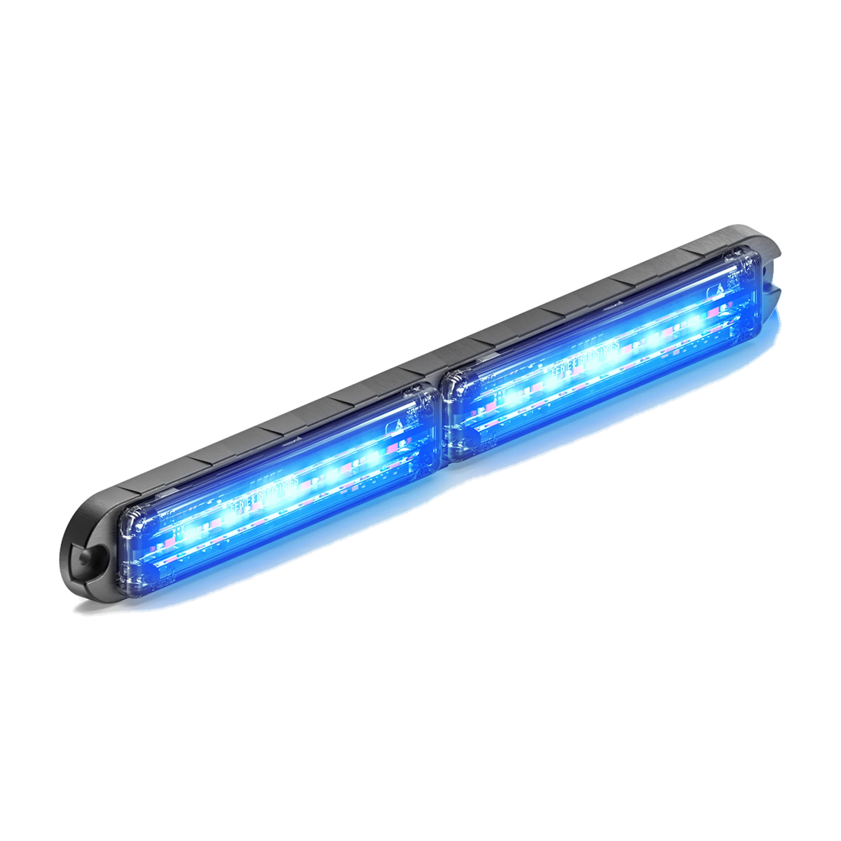 Feniex Q Flat-Wide Surface Mount lit blue