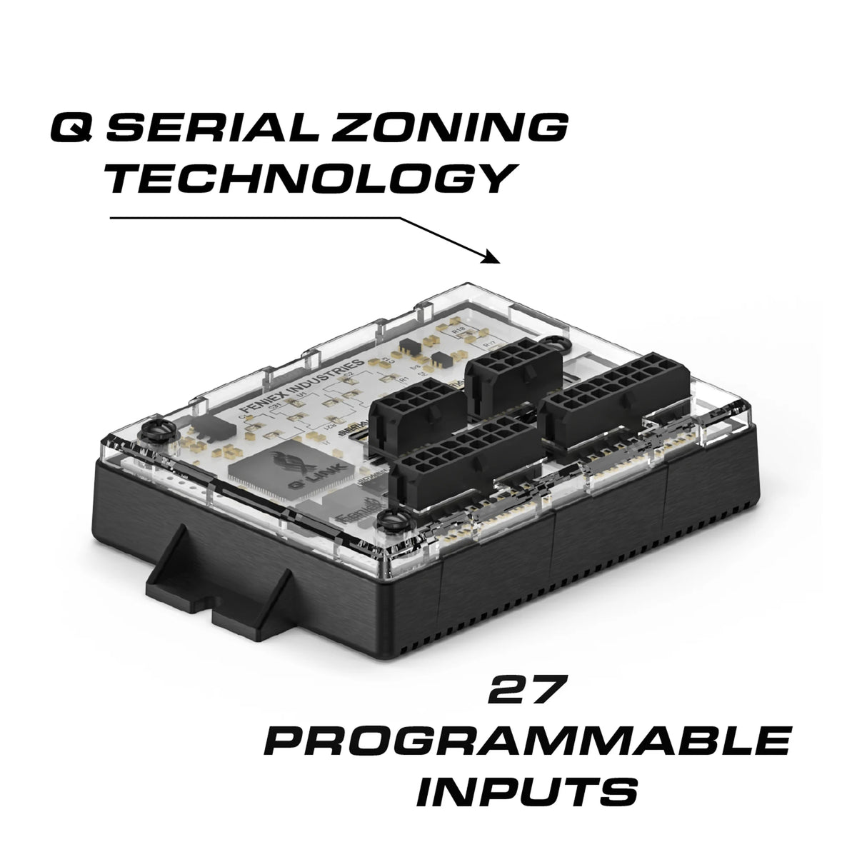 Feniex Q Link Module Q Serial zoning technology, 27 programmable inputs