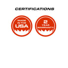 Feniex Q Link Module certifications: made in USA, 2-year warranty