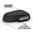 Feniex Q Mirror Mount 14 flash patterns, waterproof