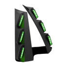 Feniex Quantum Pillar lit green