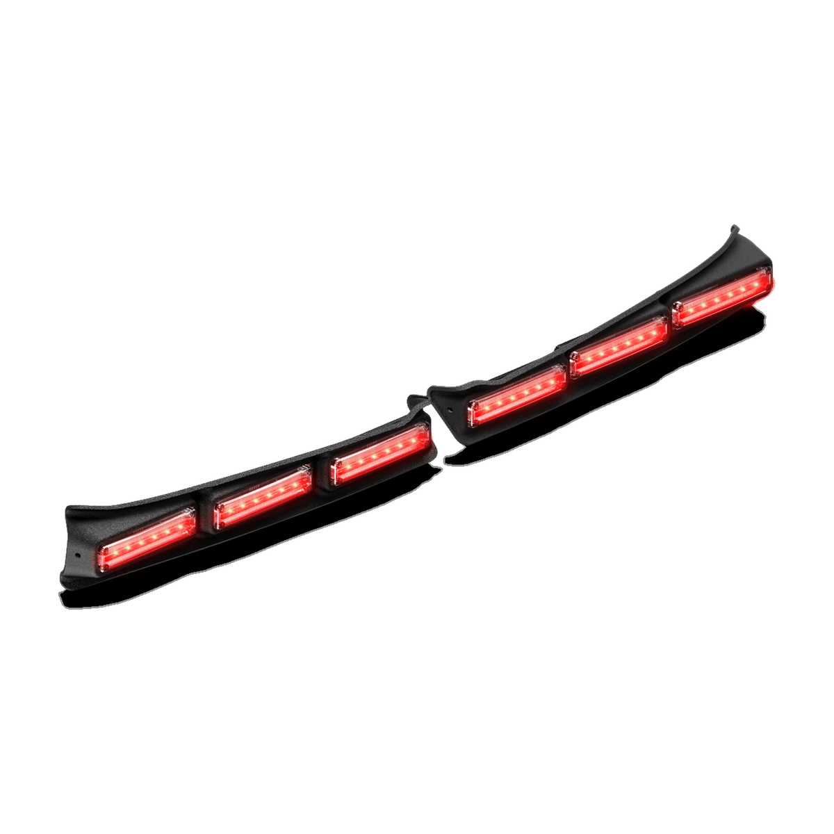 Feniex Quantum Spoiler lit red