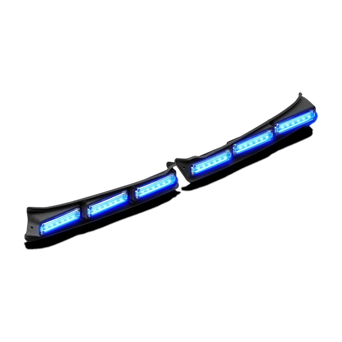 Feniex Quantum Spoiler lit blue