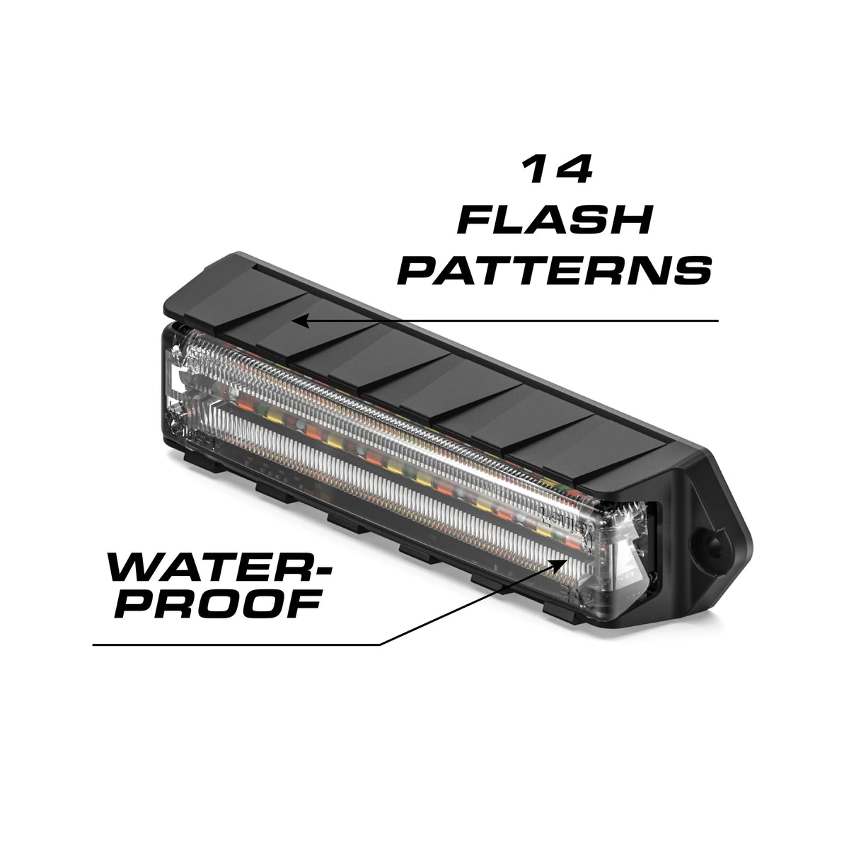 Feniex Q Surface Mount 14 flash patterns, waterproof