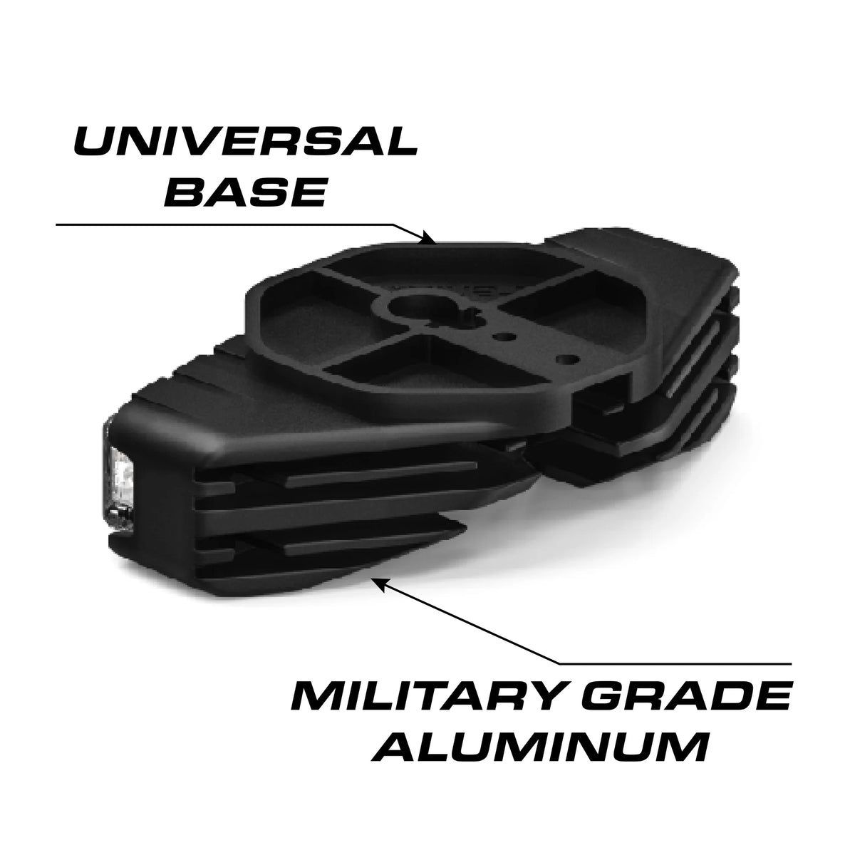 Feniex Q Under Mirror universal military-grade aluminum base