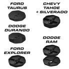 Feniex Q Under Mirror vehicle-specific bases: Taurus, Tahoe, Durango, Explorer, Ram