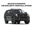 Feniex Quad Cannon headlight installation