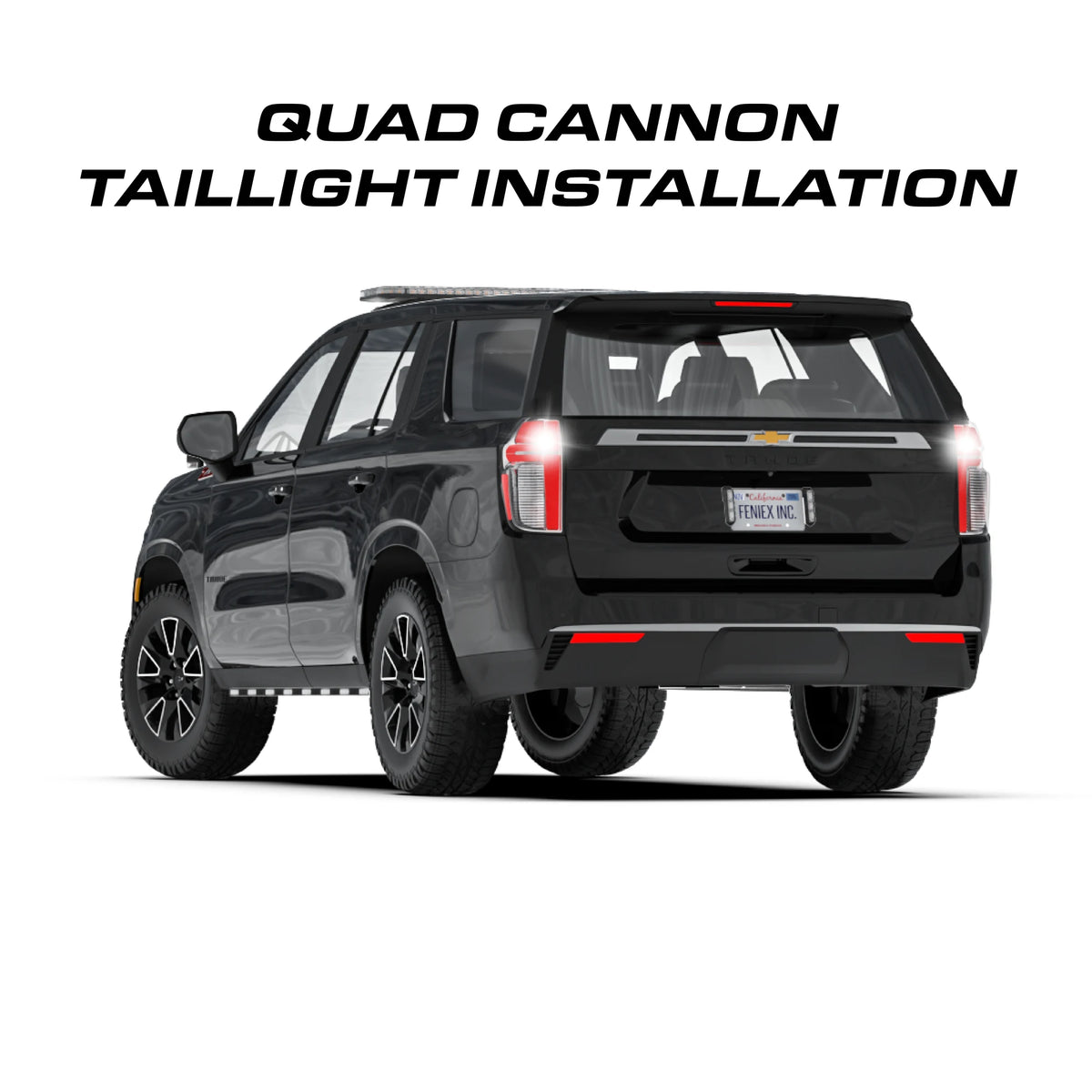 Feniex Quad Cannon taillight installation