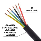 Feniex Quad Cannon 3 modes, flash pattern and color change wires