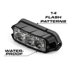 Feniex Quad Q3 14 flash patterns, waterproof