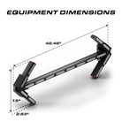 Feniex Quantum Arrow dimensions: 42.48 inches long, 2.63 inches deep