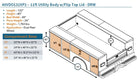 Royal 11' DRW Royal XP Gen II w/ Flip Top Lid Service Body