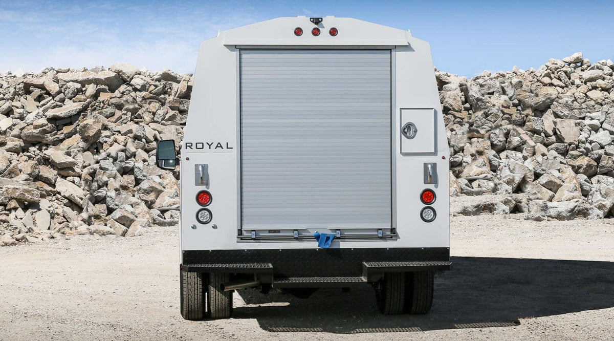 Royal RSV 11' 75" Tall DRW Cab Chassis Mount Service Van Body