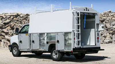 Royal RSV 11' 75" Tall SRW Cutaway Mount Service Van Body