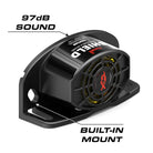 Feniex Shield Back-Up Alarm 97dB sound with built-in mount